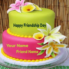 Birthday Cake Wishes Images For Friend Write Your Name On Friendship Day Wishes Cake Pic Birthday Wishes Cake Happy Birthday Cakes Happy Birthday Mom Cake