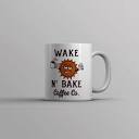 Wake N Bake Coffee Co Mug Funny 420 Joint Smoking Caffeine Lovers ...