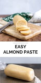 Thoroughly mix in confectioners sugar. Easy Almond Paste Recipe Veggie Desserts