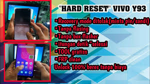 Cara Paling Ampuh Unlock Hp Vivo Y93 Terkunci Pola Kata Sandi Youtube