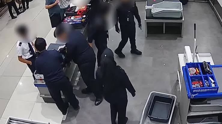 Surveillance video shows arrest of pilot accused of smuggling ecstasy
