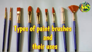 Types Of Paint Brushes And Their Uses Complete Guide