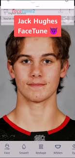 Does he look better before or after?? Watch till the end!! #jackhughes...