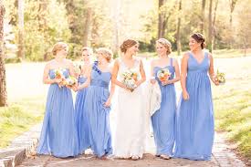 Ballroom Wedding Image Property Of Www J Dphoto Com Champagne Cornflower Blue Wedding Cornflower Blue Bridesmaid Dresses Wedding Bridesmaids Dresses Blue