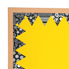 Black And White Bulletin Board Border Black White Collection Pennant Bulletin Board Borders Discontinued Bulletin Board Borders Bulletin Boards Notice Board Decoration