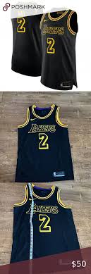 Shop los angeles lakers jerseys in official swingman and lakers city edition styles at fansedge. La Lakers Lonzo Ball Black Jersey In 2020 La Lakers Jersey Design Lonzo Ball