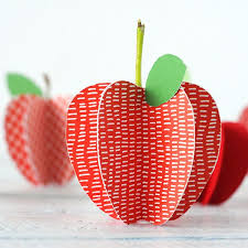 12giftswithlove Apfel Geschenkverpackung Und Girlande Girlanden Basteln Apfel Basteln Papiertuten Basteln