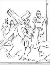 762 x 1108 file type: Stations Of The Cross Coloring Pages The Catholic Kid