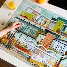 Enjoy a stylish & modern version of timeless game. 1 000 Piece Midcentury Modern Jigsaw Puzzles From Modern Puzzles Retro Renovation