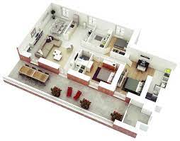 3 Bedroom Kerala House Plans In 2d 3d
