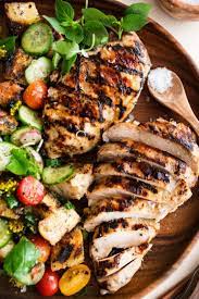 Grilled Chicken With Garden Panzanella The Original Dish Recipe Summer Chicken Recipes Easy Chicken Recipes Best Healthy Dinner Recipes