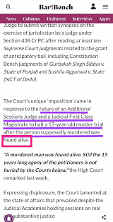 The bench said life of anticipatory bail does not end generally at the time and stage when the accused is summoned by court, or after framing of charges, but can also continue till the end of trial. Deepika Narayan Bhardwaj A Twitter P H Hc Directs Sessions Judge To Study Sc Judgments On Anticipatory Bail Submit Written Notes Court S Unique Imposition Came In Response To Failure Of Lower Courts To