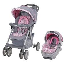 Love The Pink And Gray Baby Girl Strollers Baby Car Seats Baby Doll Car Seat