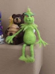 The Grinch And Honeybear Needle Felting Projects Needle Felting Felting Projects