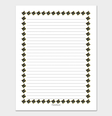Print your own lined paper using a pdf or word template. Lined Paper Template 38 Free Lined Papers In Word Pdf