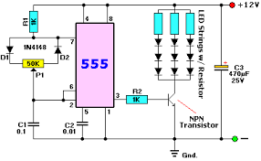 Led Dimmer Circuit Lighting Led Dimmer Electronics Circuit Electronics Projects Diy