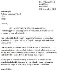 Working as a personal assistant is an excellent way of building the experience necessary to move into your profession. Teaching Job Application Letter With Examples Nigeria Resource Hub