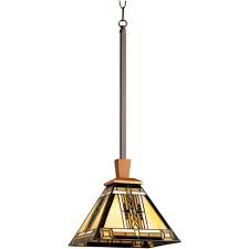 Robert Louis Tiffany Antique Bronze Mini Pendant Light 8 1 2 Wide Mission Tiffany Wheat Grass Art Glass Fixture Kitchen Island Target