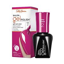 Amazon Com Sally Hansen Salon Pro Gel Nail Polish Lacquer Back To The Fuchsia 0 24 Fl Oz Nail Polish Beauty