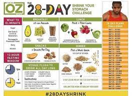 28 Day Shrink Your Stomach Challenge From The Dr Oz Show Today Com