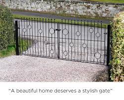 We designed these amazing gates for a customer of ours who didn't quite know what they were wanting and we didn't disappoint! Metal Gates Manchester Metal Gates For Driveways Gardens In Manchester Metal Gates Direct