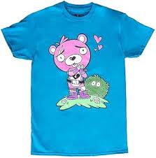 Men's Fortnite Cuddle Leader (Pink Bear) Love Short Sleeve T-Shirt