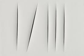 Resultado de imagen de lucio fontana 1949