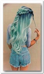 Letting your hair distinguish yourself is a great way to spread your wings! 61 Crazy Pastel Hair Color Ideas For Unique Hairstyles 00043 Cute Hair Colors Hair Color Blue Blue Ombre Hair