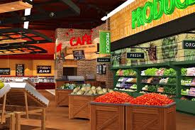 Maxi Foods Supermarket Design By I 5 Design Supermarket Design Grocery Store Design Supermarket