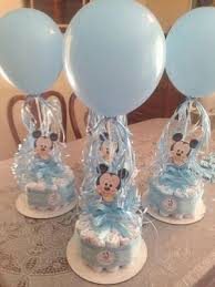 Mira Como Decorar Un Baby Shower Con La Tematica De Mickey 12 Ideas Boy Baby Shower Centerpieces Mickey Baby Showers Disney Baby Shower