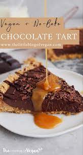 No Bake 4 Ingredient Chocolate Tart Recipe Ft Vivani Vegan Sweets Vegan Desserts Food Processor Recipes