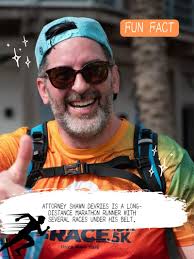 I'm proud to be not only an attorney but also a long-distance marathon  runner.