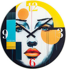 Poppy Wall clock garden