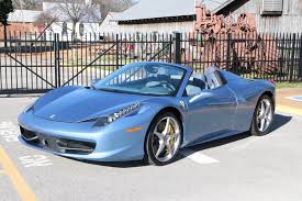 Taking a glimpse inside of the cabin, ferrari does not disappoint with signature leather seating, contrasting stitching and an uncluttered cockpit. Used 2015 Ferrari 458 Italia Spider For Sale 189 950 Auto Collection Stock 204034