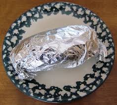 Foil Wrapped Oven Baked Potato Recipe Oven Baked Potatoes Recipes Baked Potato Recipes Baked Potato Oven