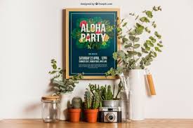 Download Hanging Frame Mockup With Plants For Free Frame Mockups Hanging Frames Free Frames