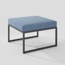 Shop our best selection of outdoor ottomans, poufs & footstools to reflect your style and inspire your outdoor space. Outdoor Modern Modular Patio Ottoman With Cushion Blue Saracina Home Target