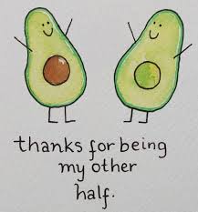 Avocado Card Avocado Painting Avocado Watercolour Funny Etsy Avocado Painting Cute Little Drawings Cute Easy Drawings