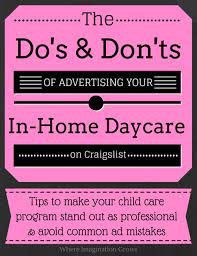 Advertising Your Family Home Child Care Program Don T Forget To Use Your Local Child Care Resource Refer Family Child Care Child Care Resources Home Daycare