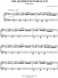 Harry Potter And The Goblet Of Fire Quidditch World Cup Full Scene The Quidditch World Cup From Harry Potter And The Goblet Of Fire Sheet Music Piano Solo In D Major Download Print Harry Potter Music Sheet Music Clarinet Music