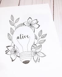 Love Branda On Instagram Happy Friday Weekend Weekendvibes Friday Friyay Art Artist Han Light Bulb Art Drawing Floral Drawing Flower Drawing