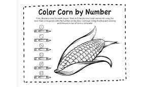 3,000+ vectors, stock photos & psd files. Color Corn By Number Coloring Pages Play With A Purpose Blog