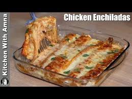 Chicken Enchiladas Recipe With Red Sauce Easy Mexican Food Recipes Kitchen With Amna Chicken Enchilada Recipe Mexican Food Recipes Easy Red Sauce Recipe