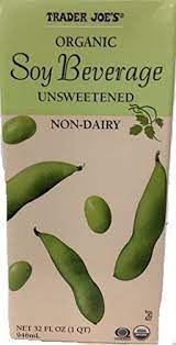 Amazon Com Trader Joe S Organic Unsweetened Soy Milk Grocery Gourmet Food