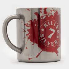 Ceramic construction allows a beverage to be drunk while hot, providing insulation to the beverage. Killer Silver Coffee Mug Stainless Steel With Splash Logo