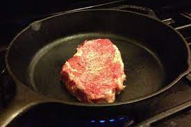Immediately place steaks in the center of hot, dry skillet. How To Cook A Ribeye Steak Cooking The Perfect Steak How To Cook Steak Boneless Ribeye Steak