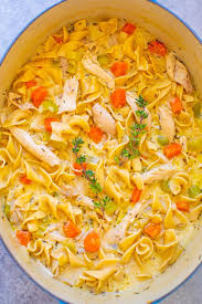 But alas, the one convenient thing about this cold was that i had been craving some creamy chicken noodle soup, and actually had all of the ingredients. Creamy Chicken Noodle Soup Easy 30 Minute Recipe Averie Cooks