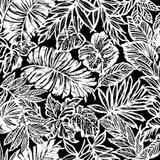 Black And White Leaf Peel And Stick Wallpaper Roommates Batik Tropical Leaf Peel Stick Wallpaper Black In 2020 Tropical Leaves Peel And Stick Wallpaper Tropical Wallpaper