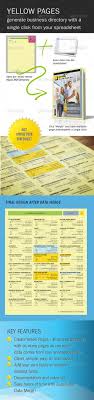 Yellow Pages Business Directory Yellow Pages Brochure Template Business