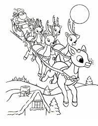 It's the most wonderful time of the year! Online Rudolph And Other Reindeer Printables And Coloring Pages Christmas Coloring Sheets Rudolph Coloring Pages Santa Coloring Pages